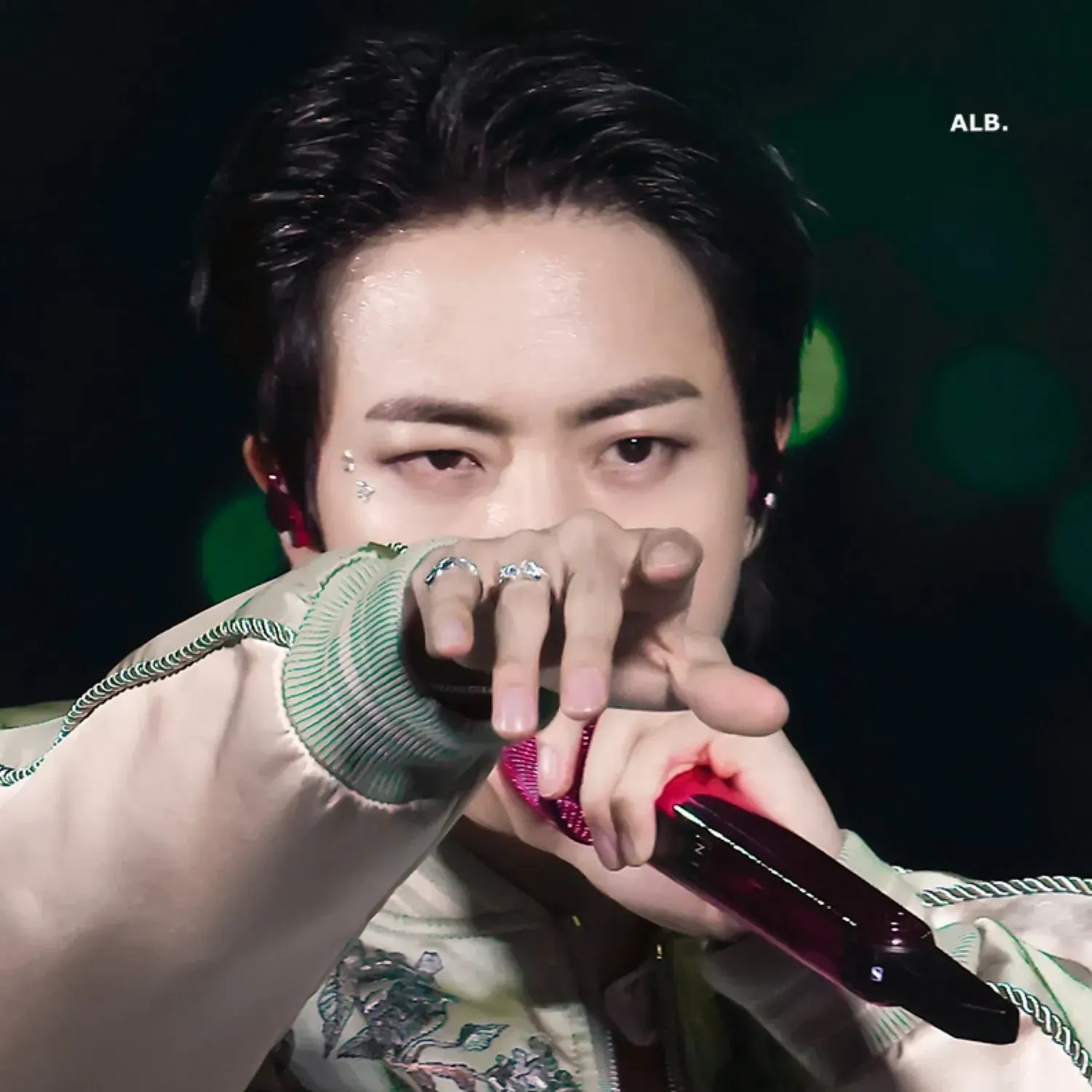 A moment captured by Jin (BTS)'s fan