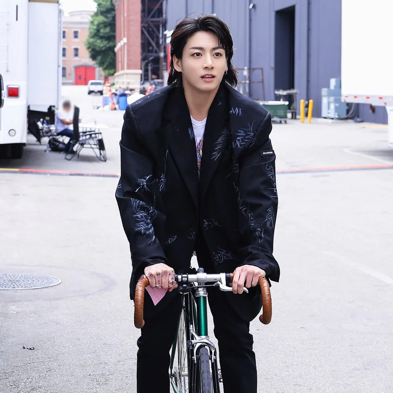 Recent activity shot of Jungkook (BTS)