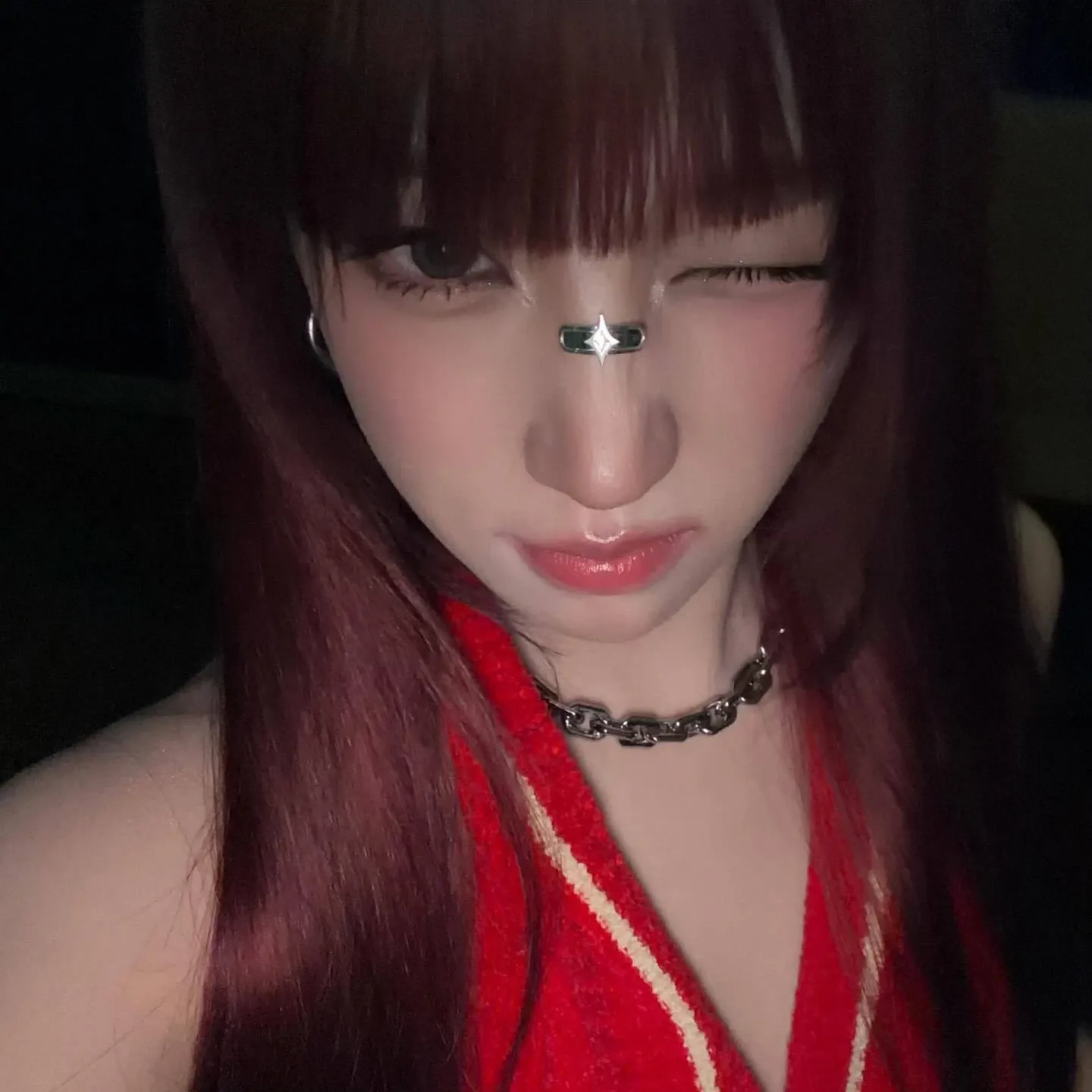 A moment captured by Yuqi (i-dle)'s fan