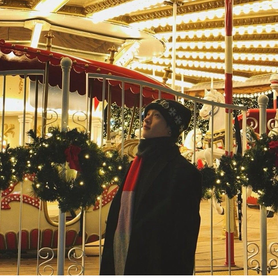 Recent activity shot of Bang Chan (Stray Kids)