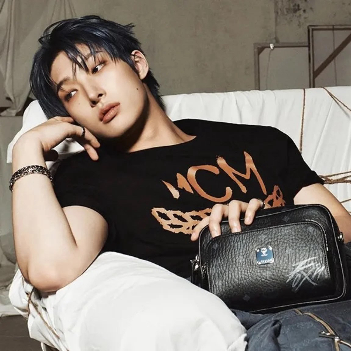A moment captured by Mingi (ATEEZ)'s fan