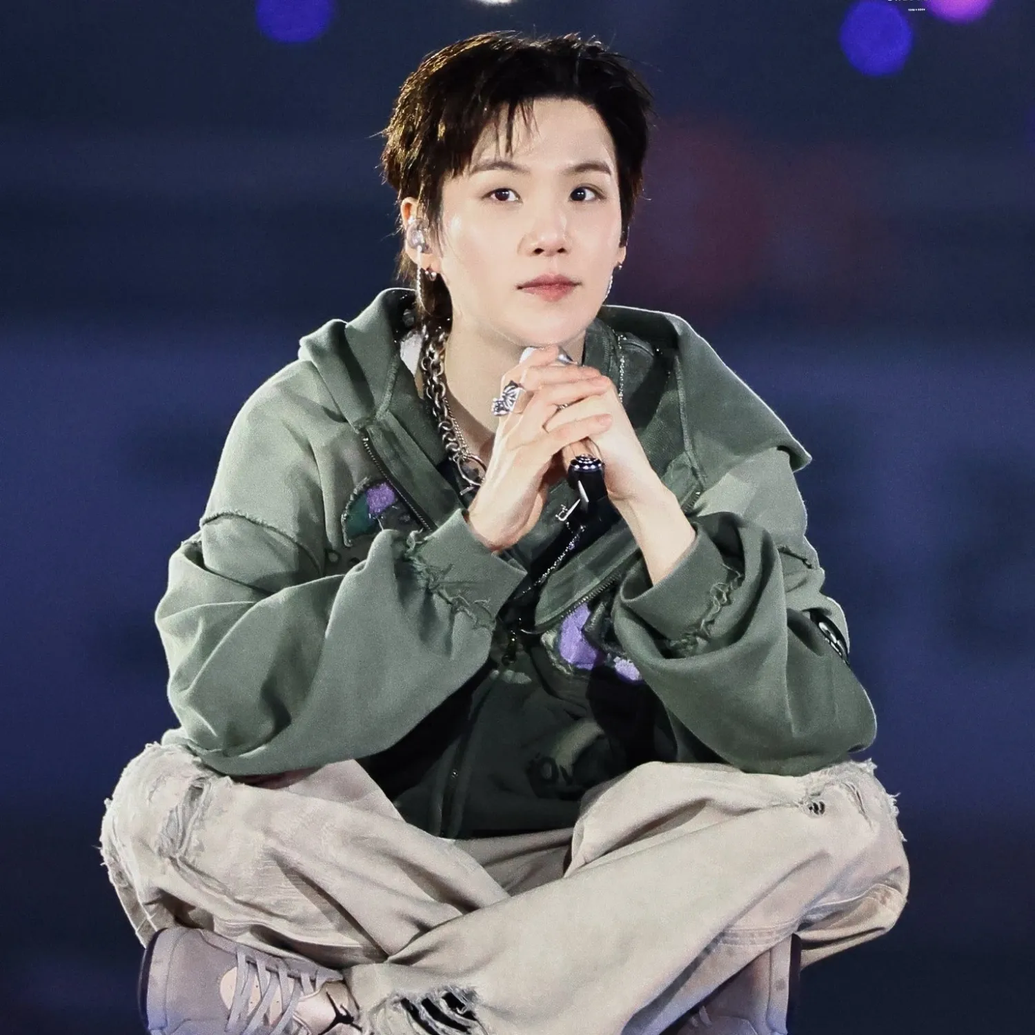 A moment captured by SUGA (BTS)'s fan