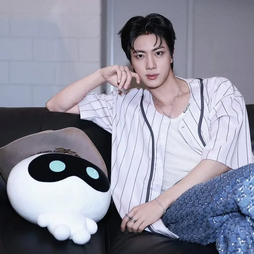 Recent activity shot of Jin (BTS)