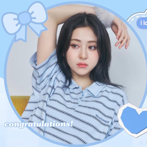 Shining profile picture of Huh Yunjin (LE SSERAFIM) on today's Choeaedol