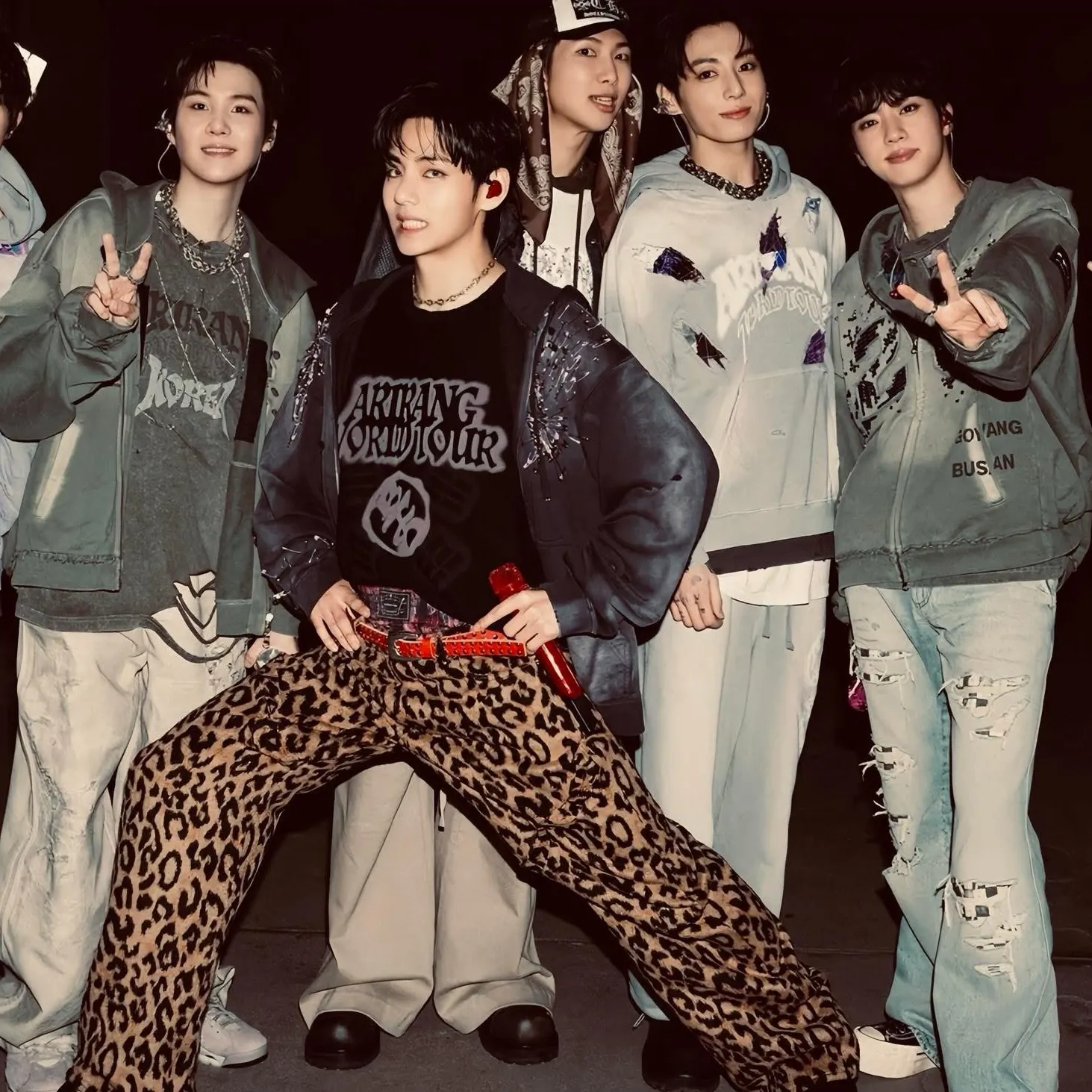 A moment captured by BTS's fan