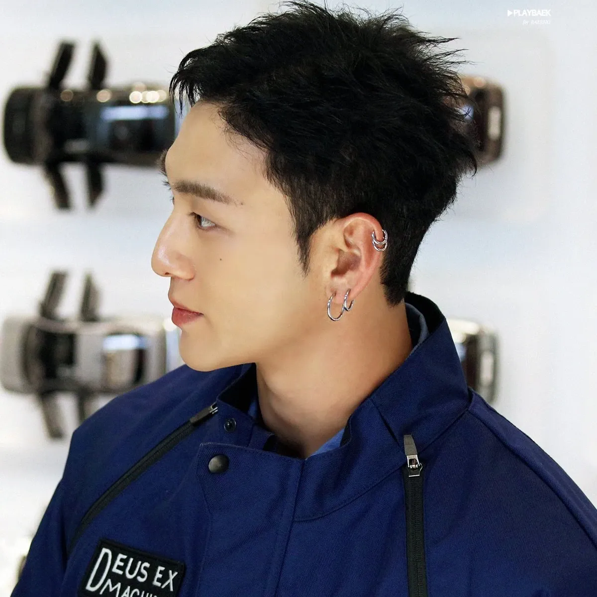 Behind-the-scenes cut of Baekho