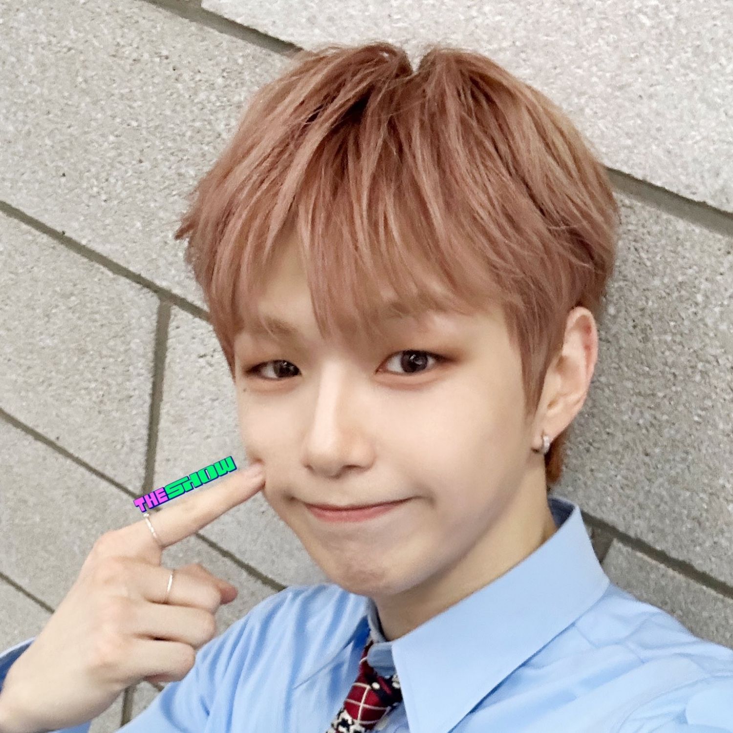 A moment captured by Kang Daniel's fan