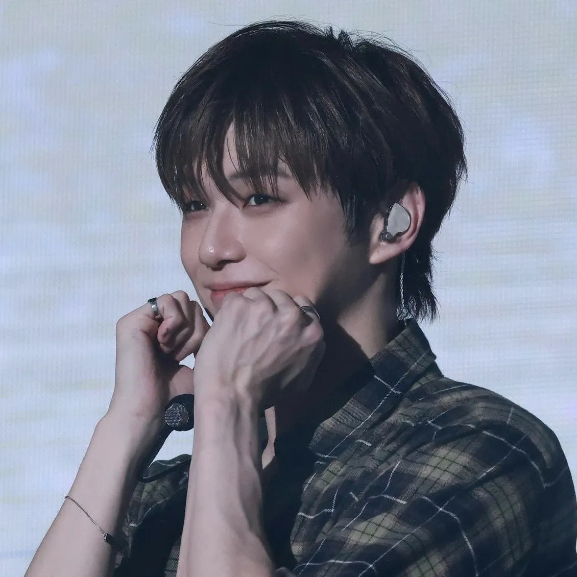 A moment captured by Kang Daniel's fan