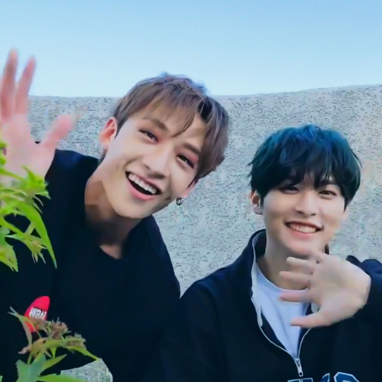 A moment captured by Bang Chan (Stray Kids)'s fan