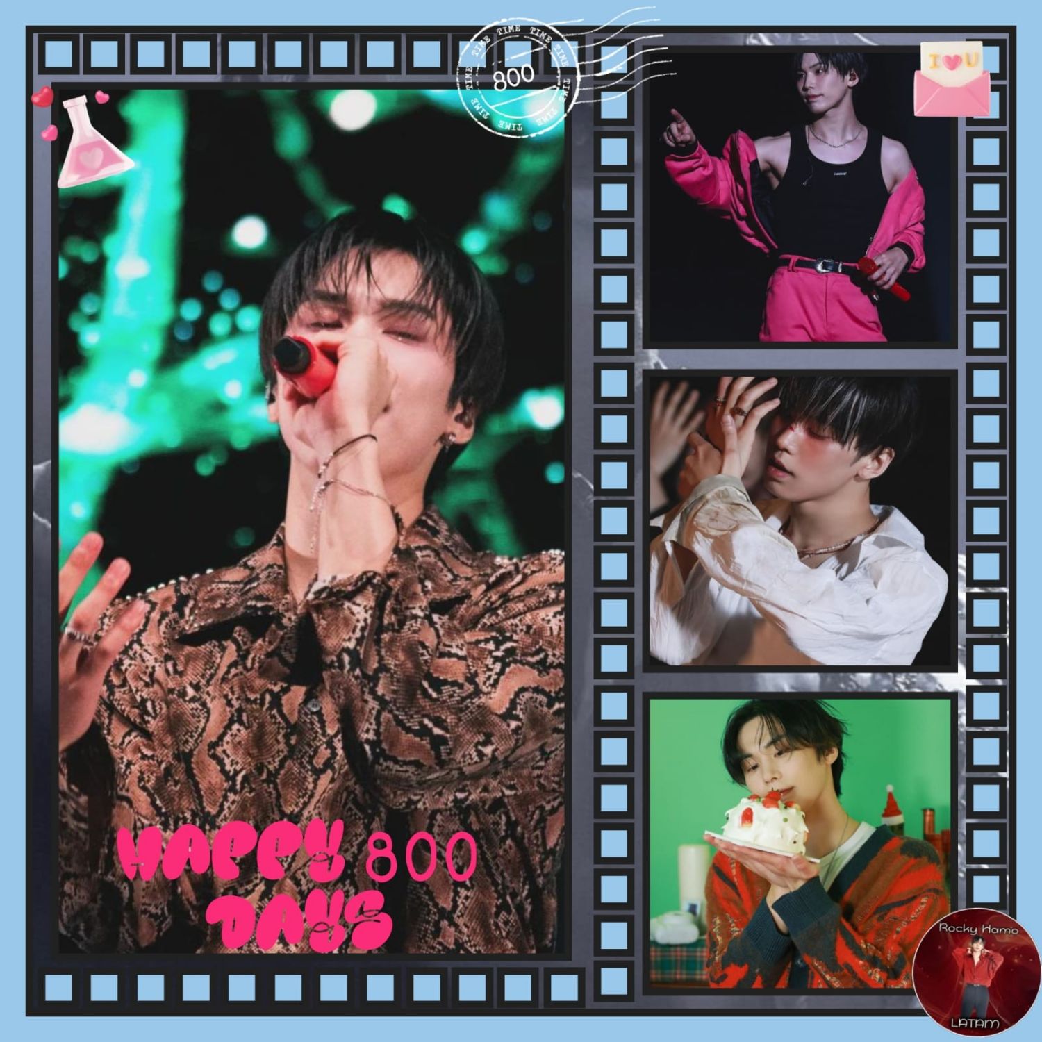 A moment captured by Rocky's fan