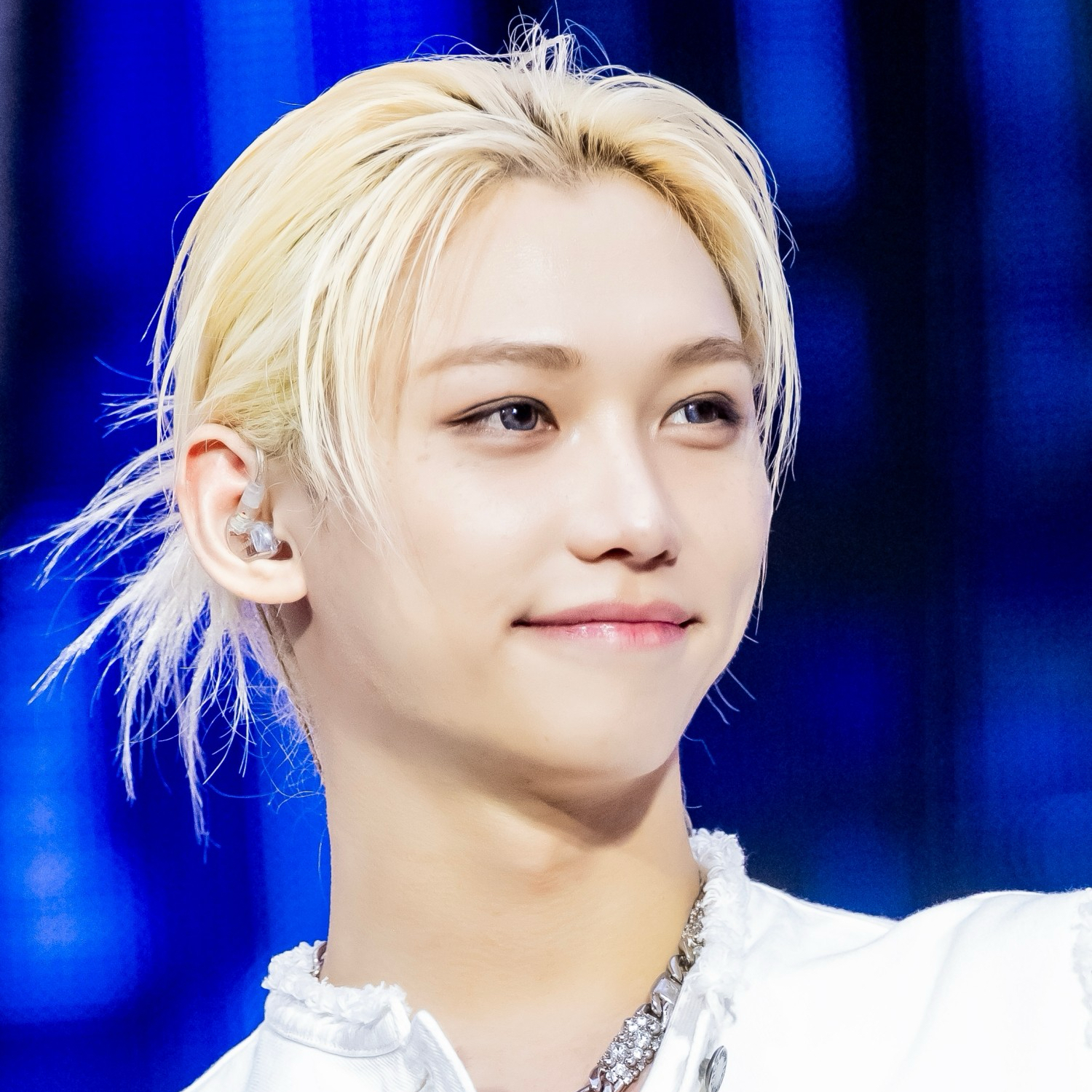 A moment captured by Stray Kids's fan