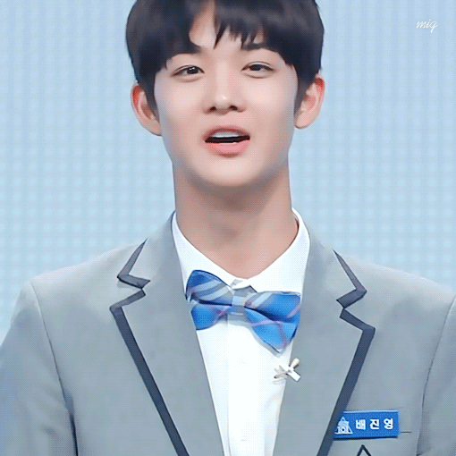 A moment captured by Bae Jinyoung's fan