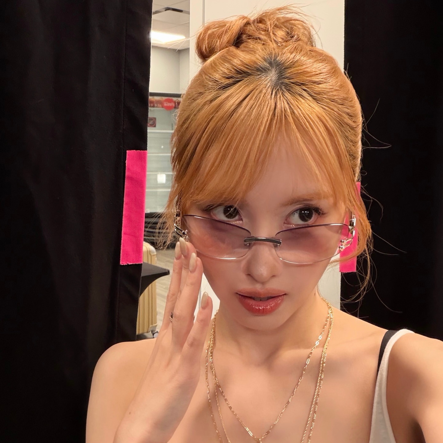 Momo (TWICE)粉絲拍下的瞬間