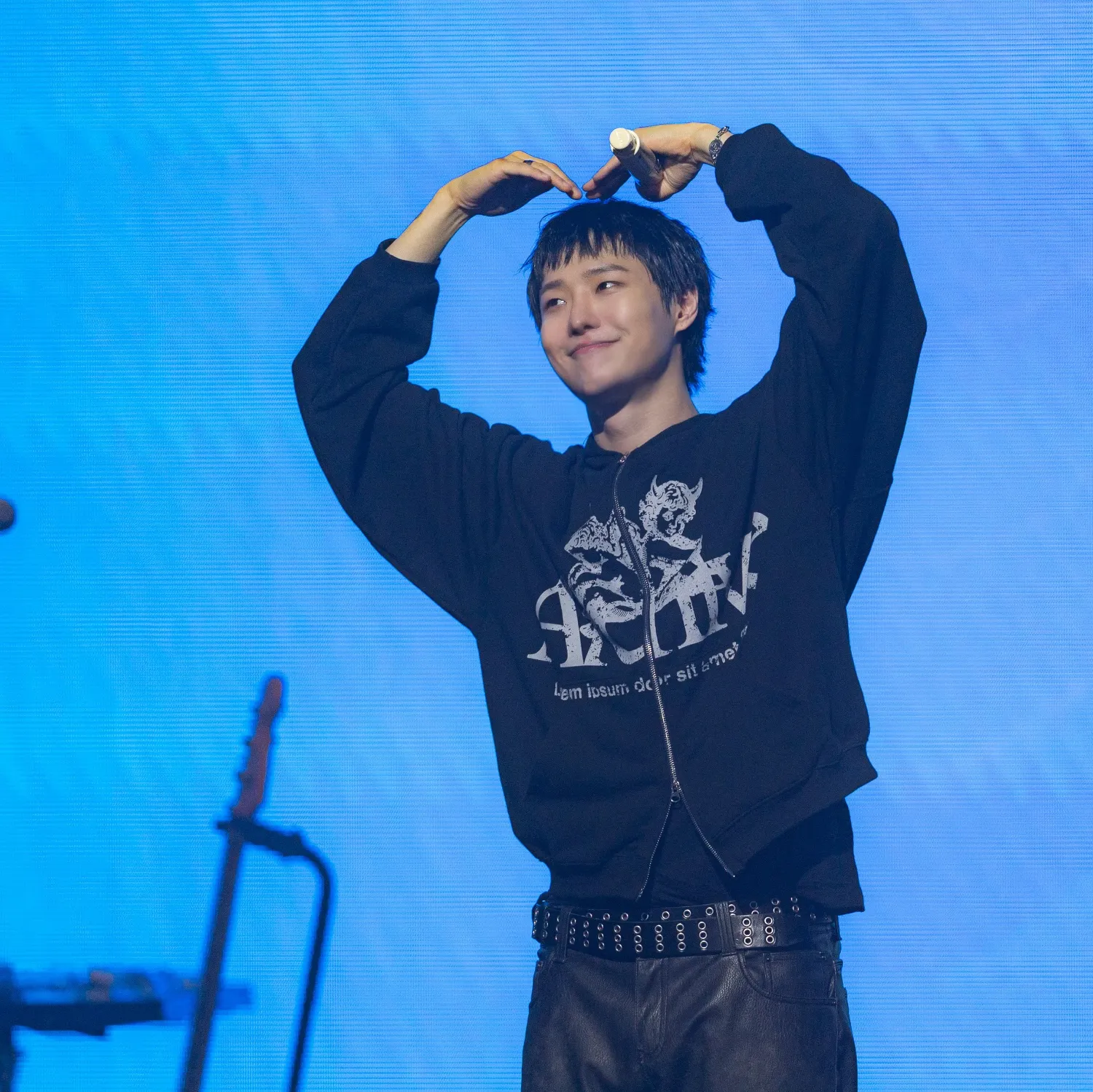 A moment captured by WOODZ's fan