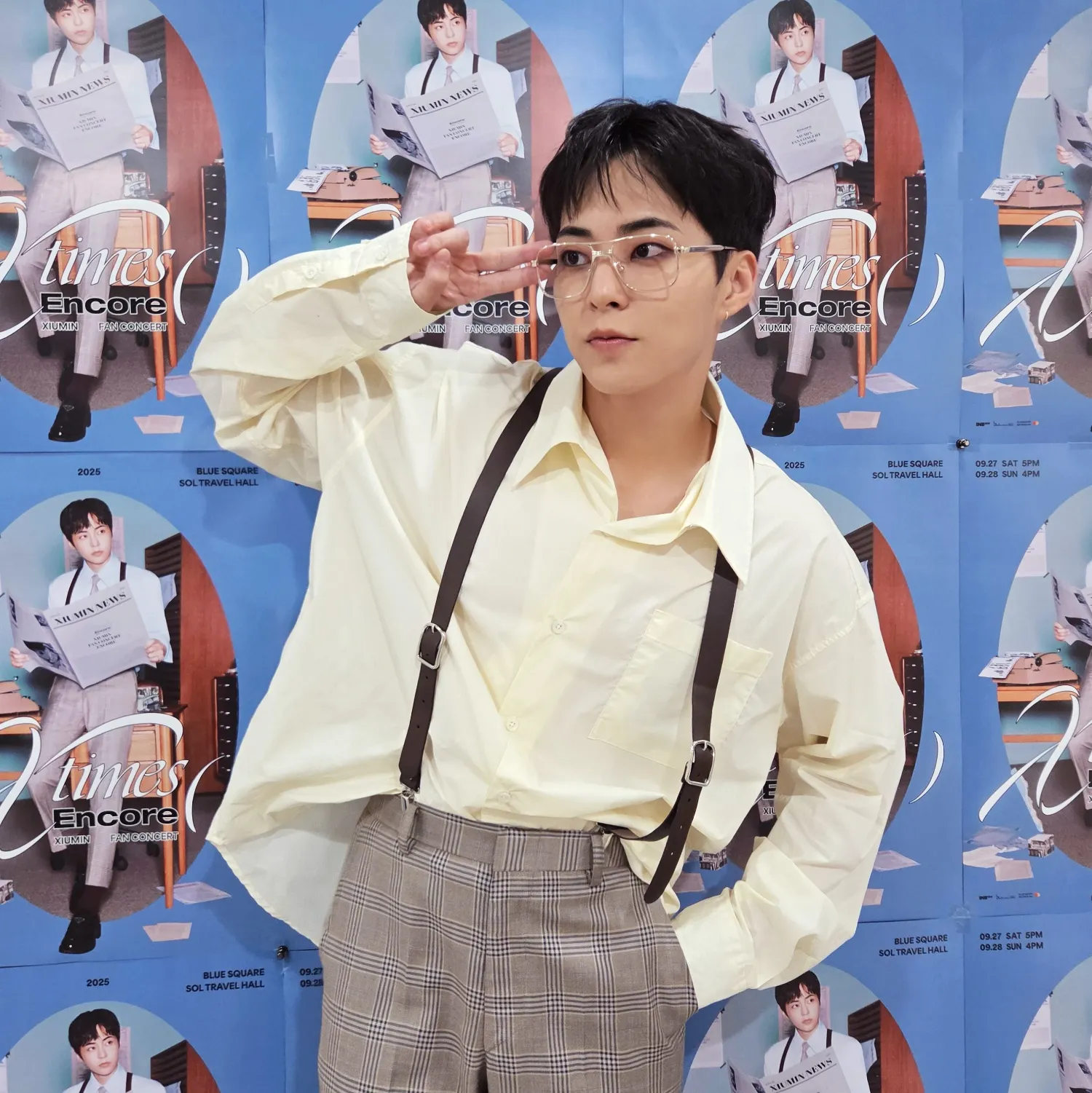 Recent activity shot of Xiumin (EXO)
