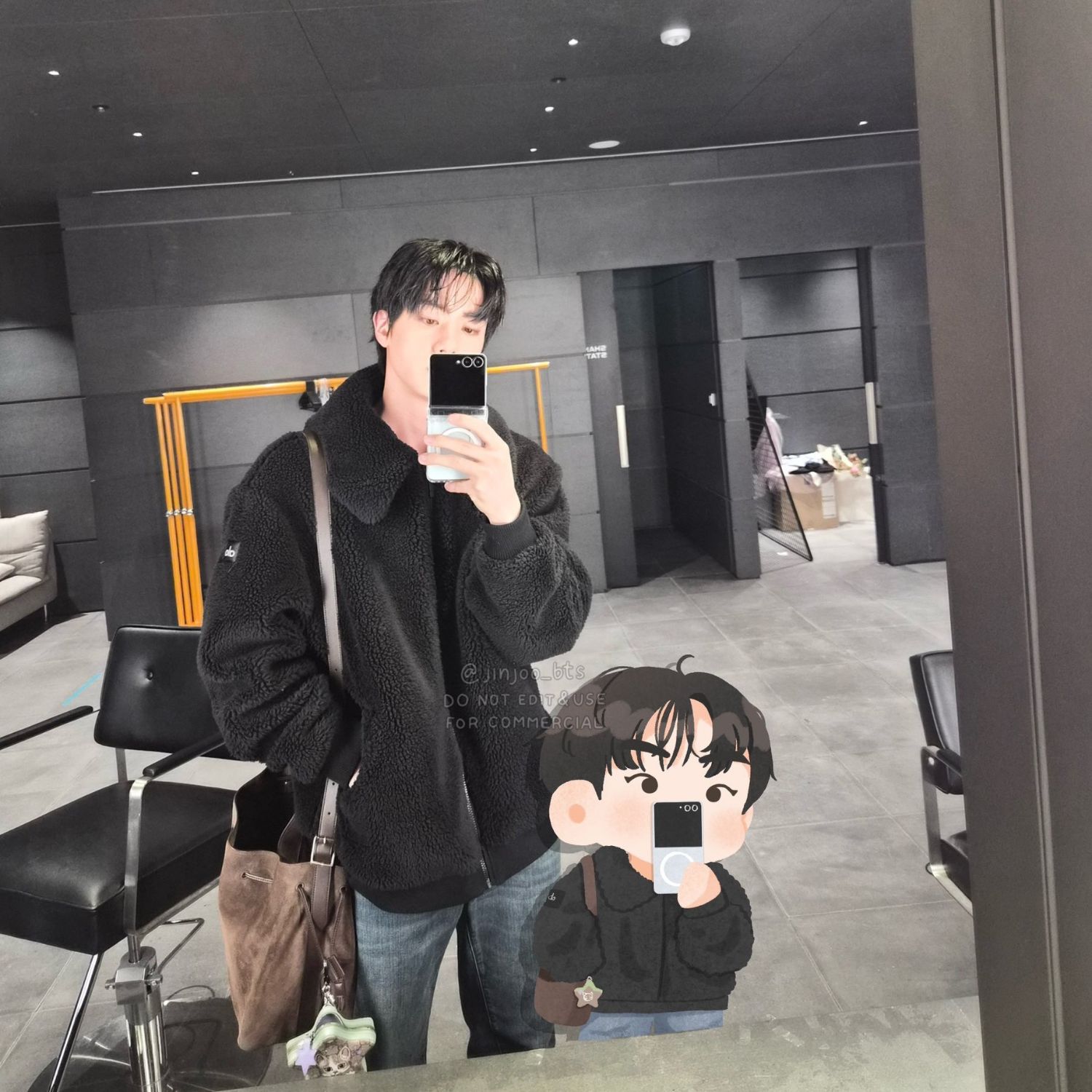 진 (방탄소년단)의 비하인드 컷