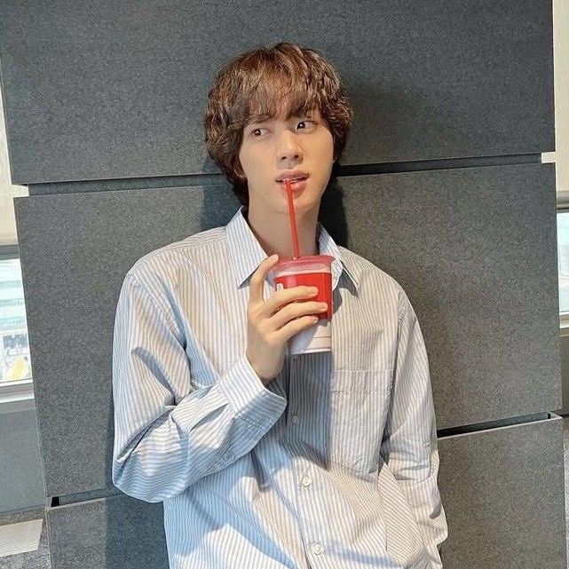 A moment captured by Jin (BTS)'s fan