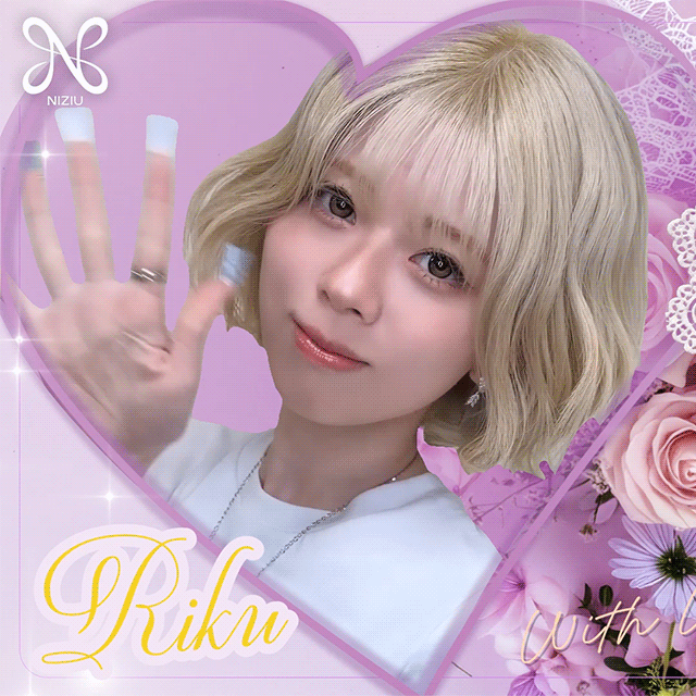 A moment captured by Riku (NiziU)'s fan