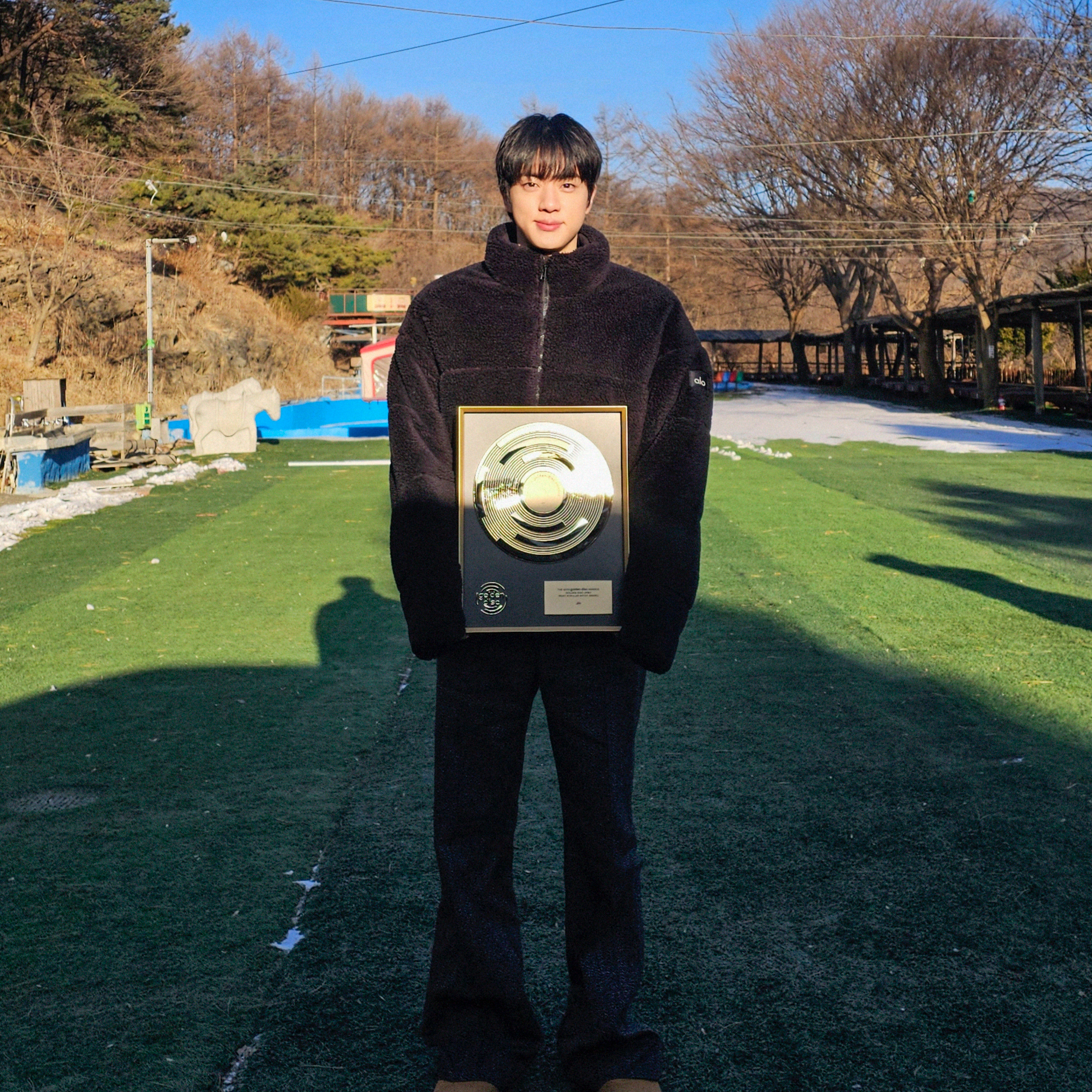 A moment captured by Jin (BTS)'s fan