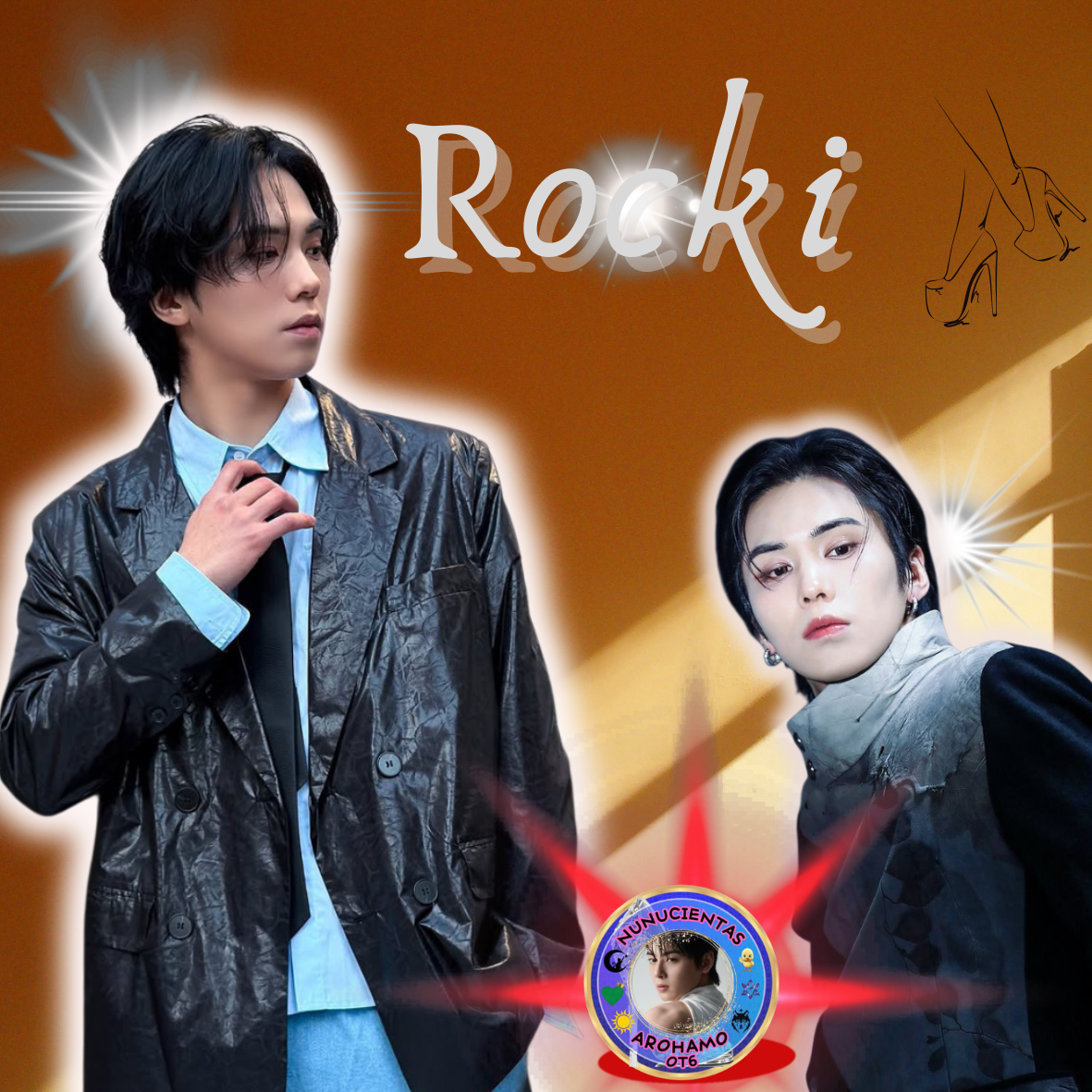 A moment captured by Rocky's fan