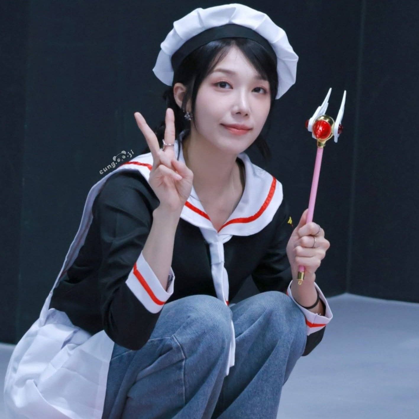 A moment captured by Jeong Eunji (Apink)'s fan