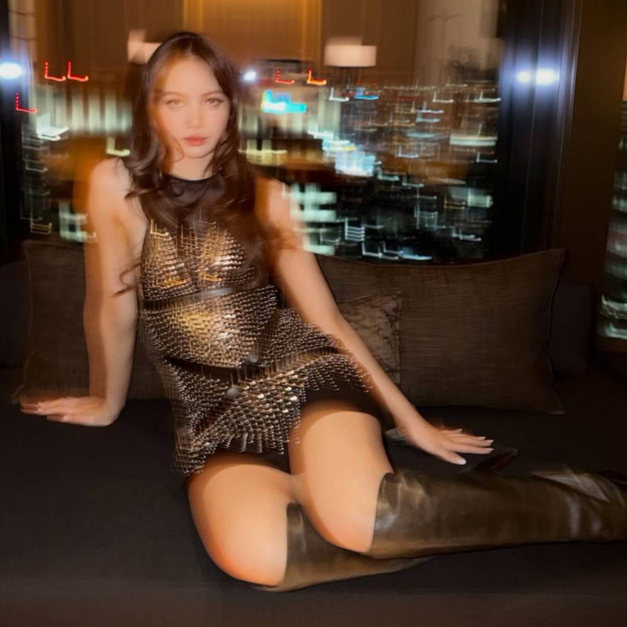 Recent activity shot of Lisa (BLACKPINK)