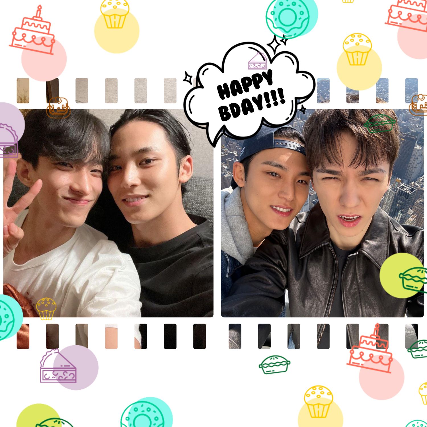 A moment captured by Mingyu (SEVENTEEN)'s fan