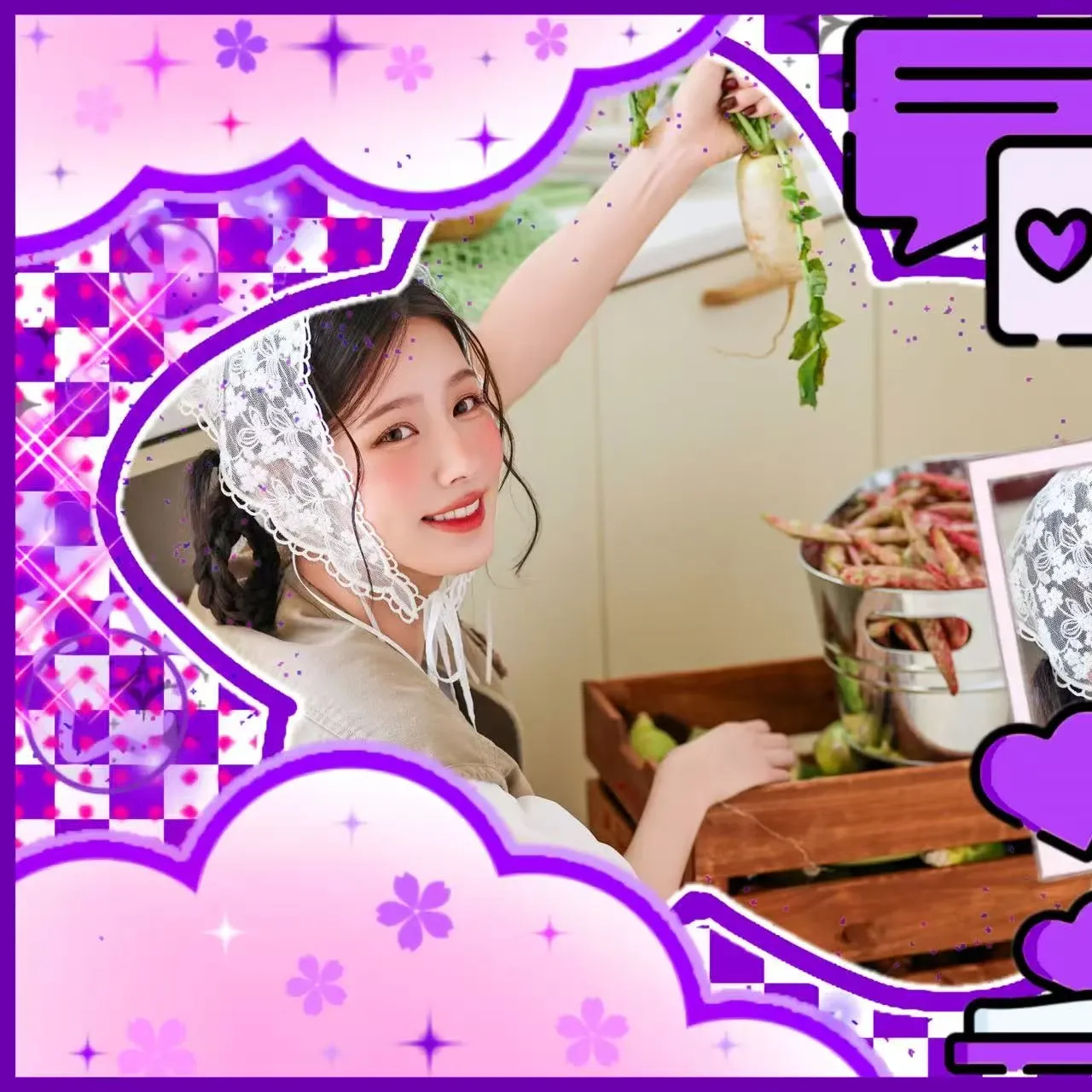 A moment captured by i-dle's fan