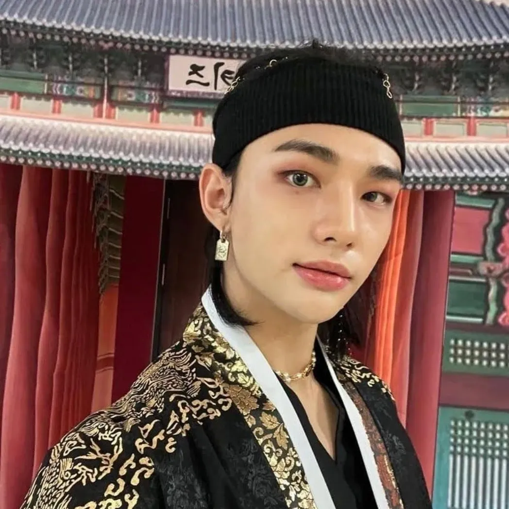 A moment captured by Hyunjin (Stray Kids)'s fan