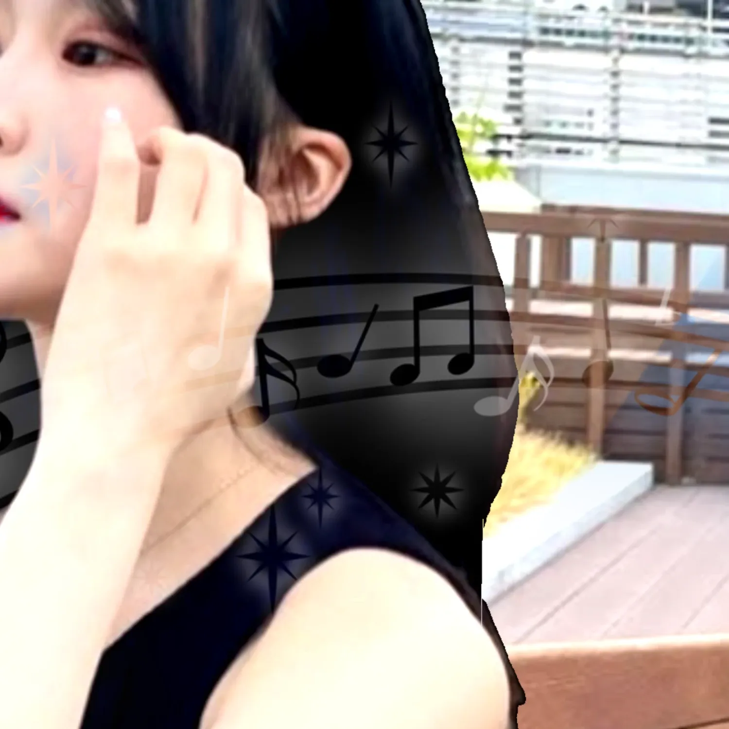 A moment captured by Yuju (GFRIEND)'s fan