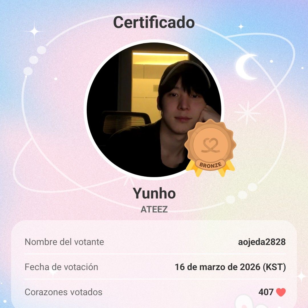 Recent activity shot of Yunho (ATEEZ)