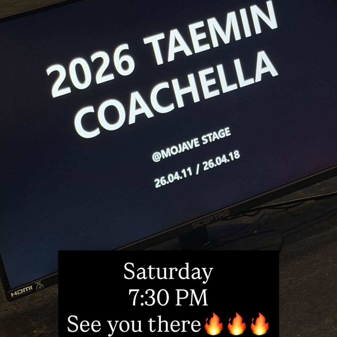 Behind-the-scenes cut of Taemin (SHINee)