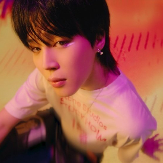 Recent activity shot of Jimin (BTS)