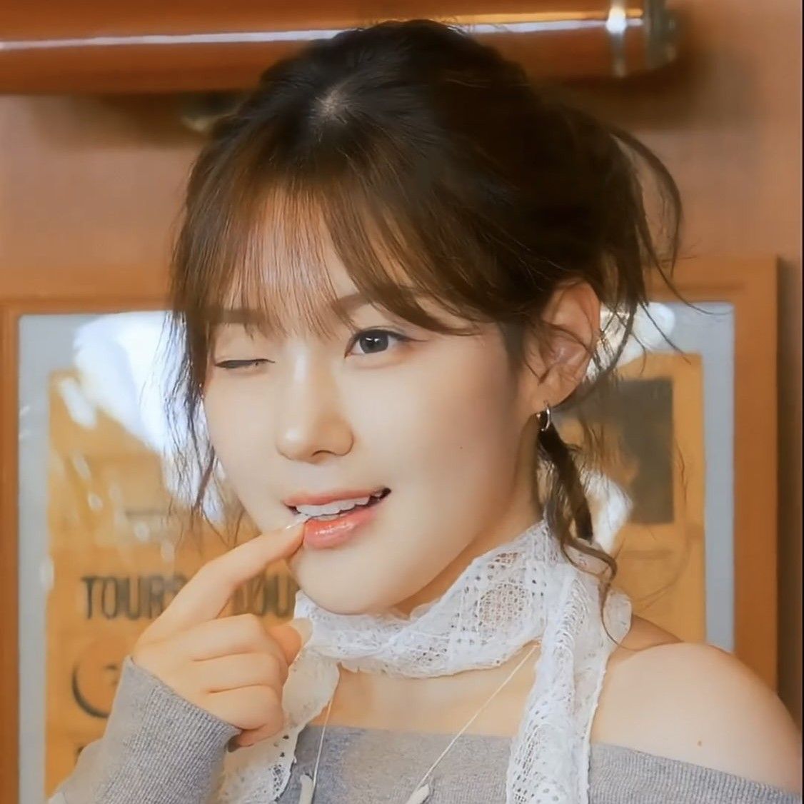 A moment captured by Kim Chaehyun (Kep1er)'s fan