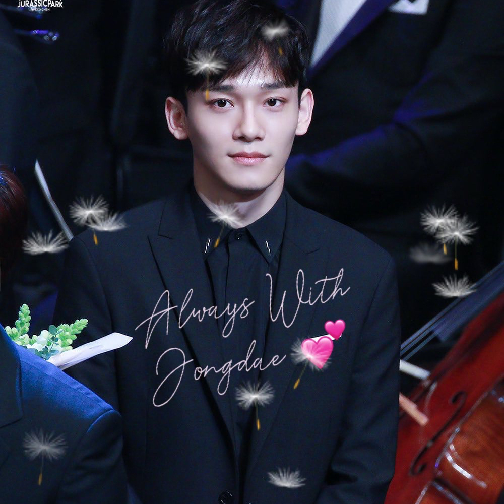 Behind-the-scenes cut of Chen (EXO)