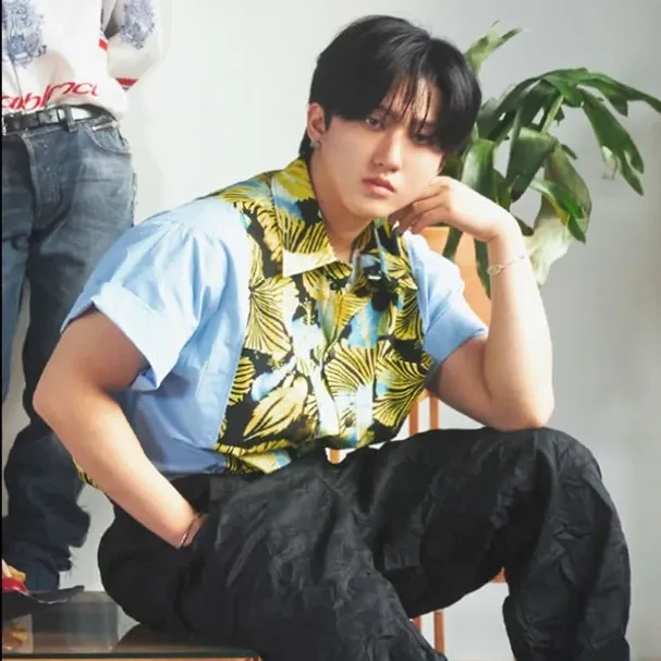 Recent activity shot of Changbin (Stray Kids)