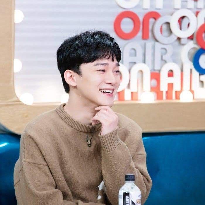 Recent activity shot of Chen (EXO)