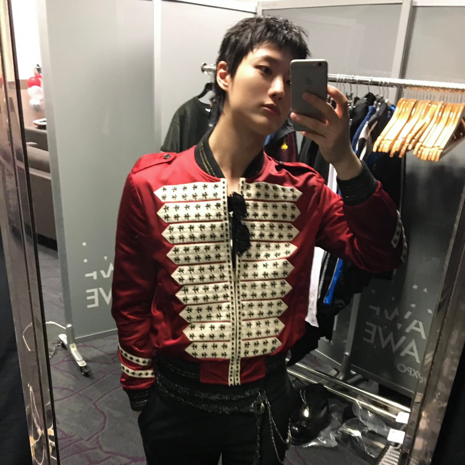 A moment captured by WOODZ's fan