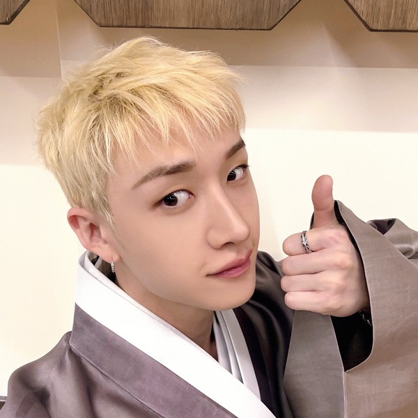 Signature photo of Bang Chan (Stray Kids) capturing their charm