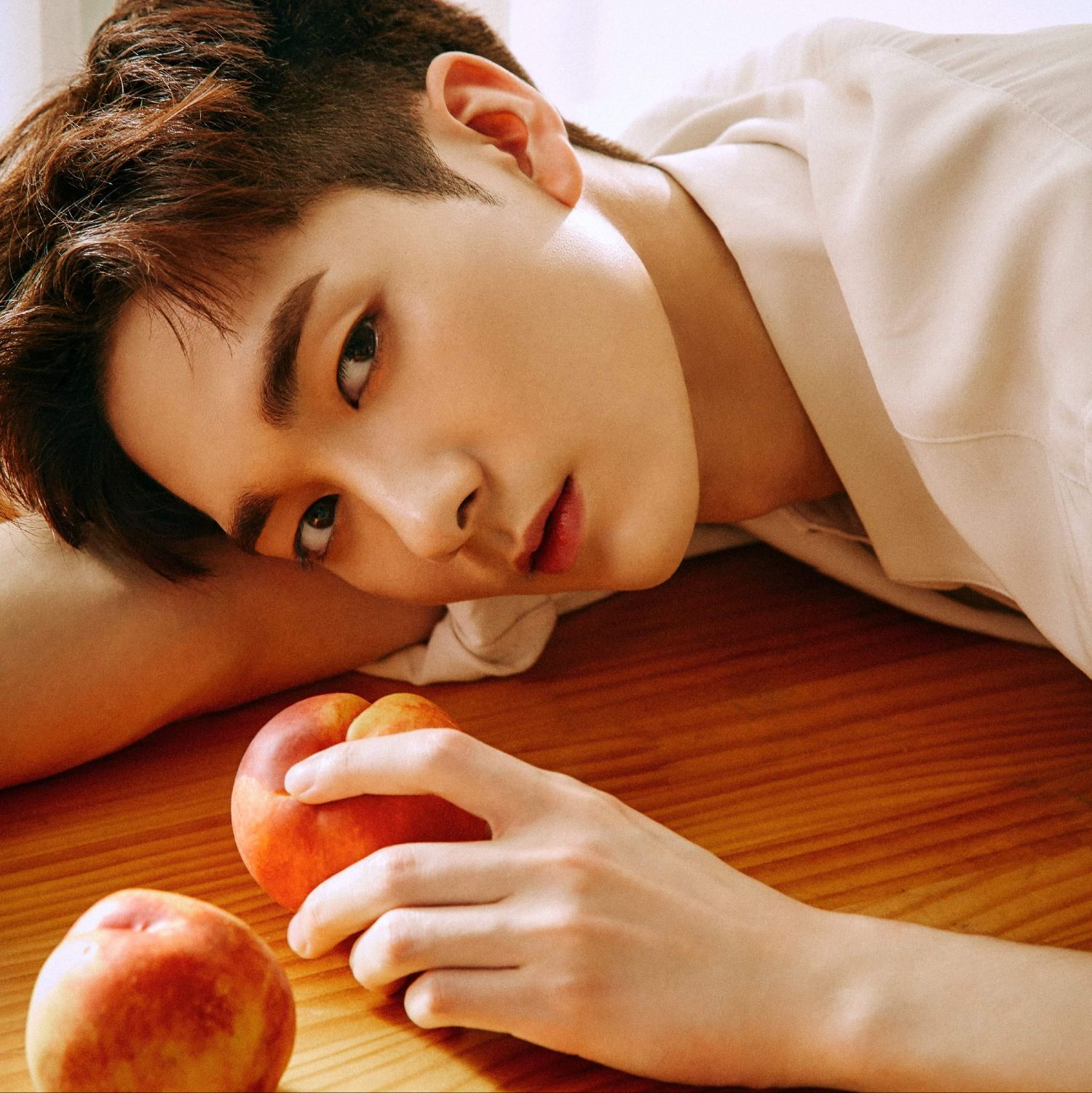 A moment captured by Aron's fan