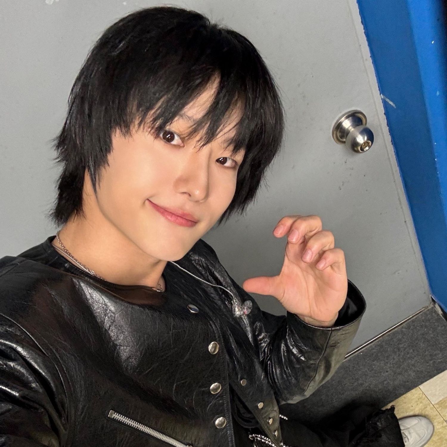 A moment captured by WOODZ's fan