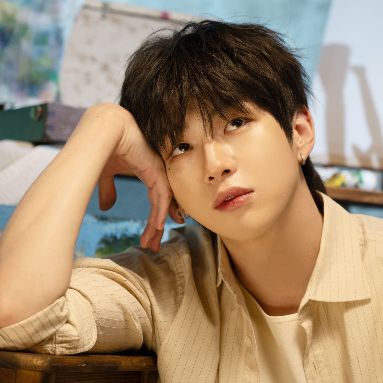 강다니엘의 비하인드 컷