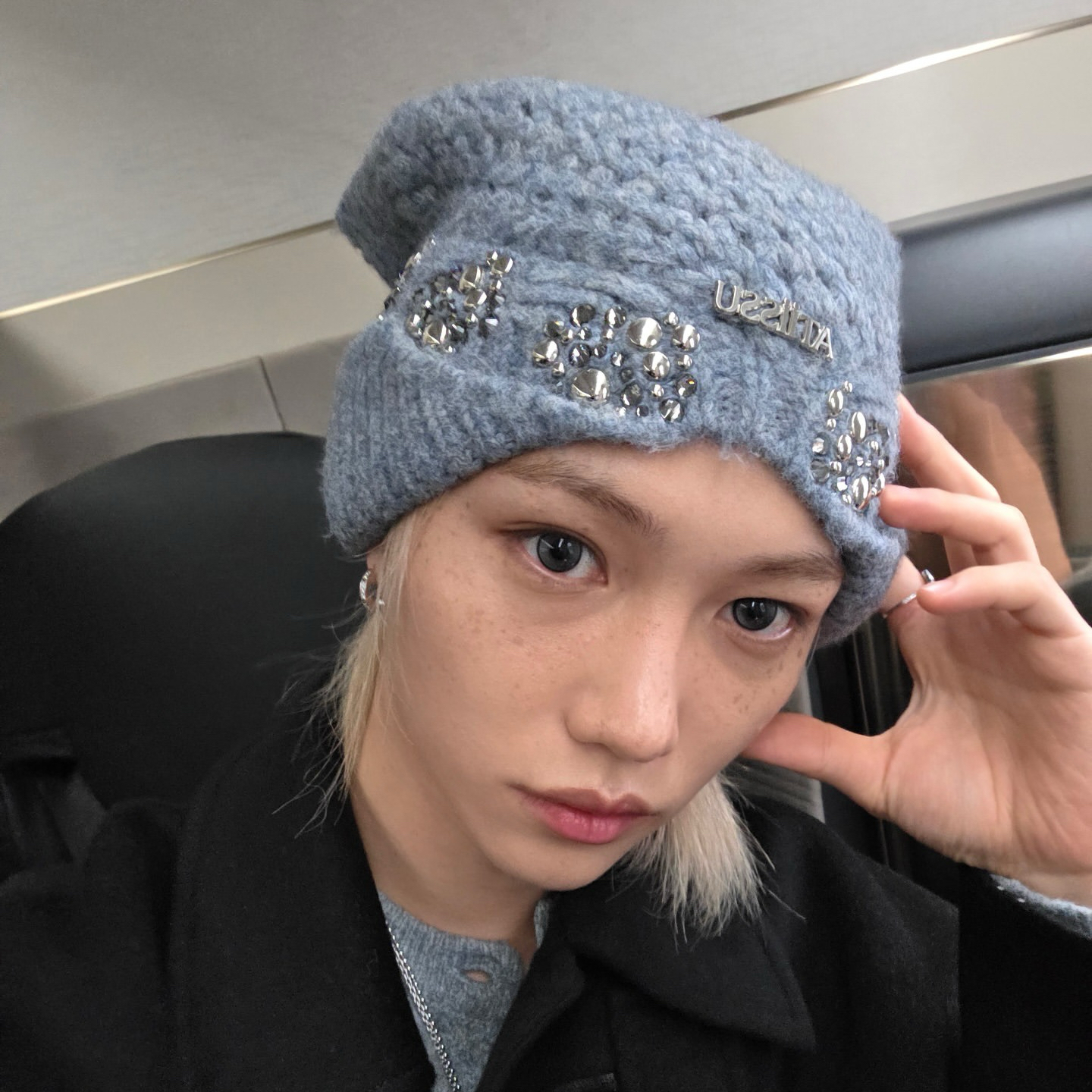 A moment captured by Felix (Stray Kids)'s fan