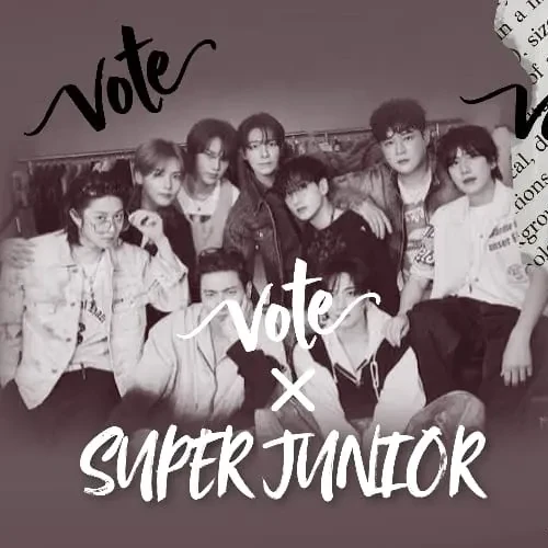 Signature photo of Super Junior capturing their charm