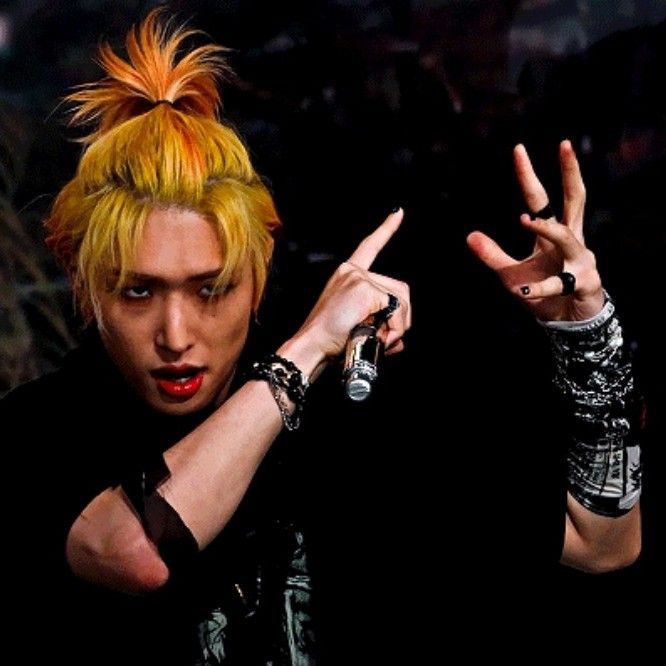 Recent activity shot of Mingi (ATEEZ)