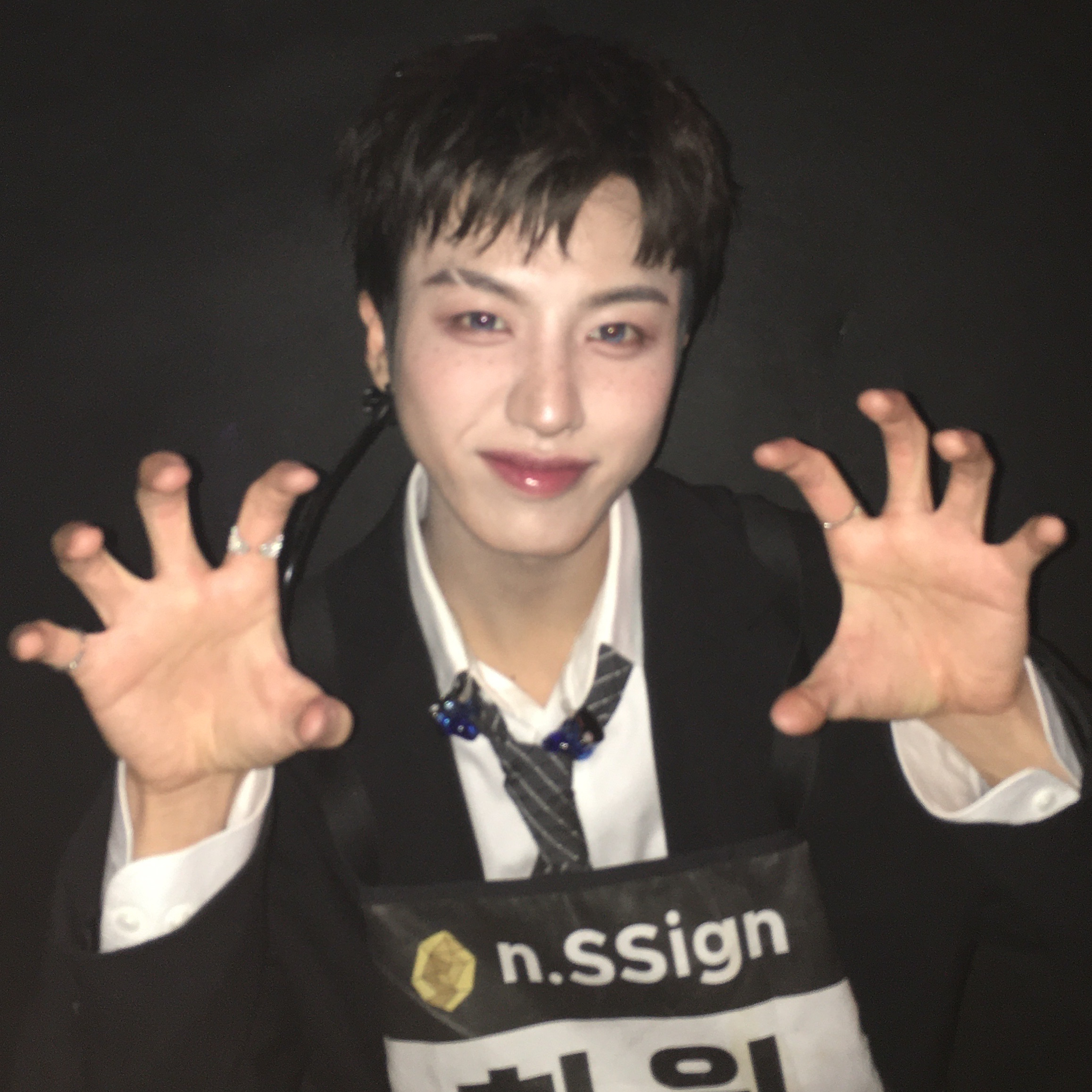 A moment captured by Huiwon (n.SSign)'s fan