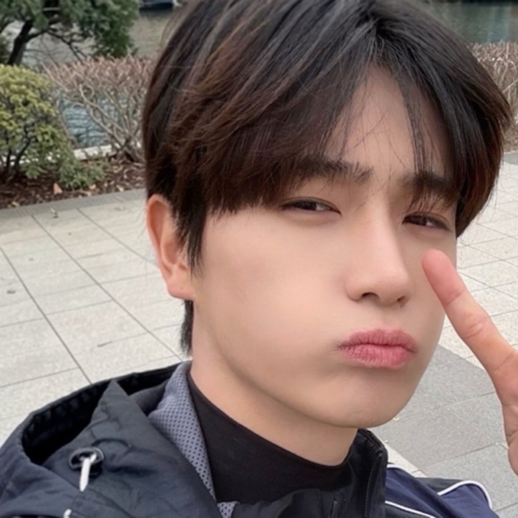 Recent activity shot of Hyunjae (THE BOYZ)