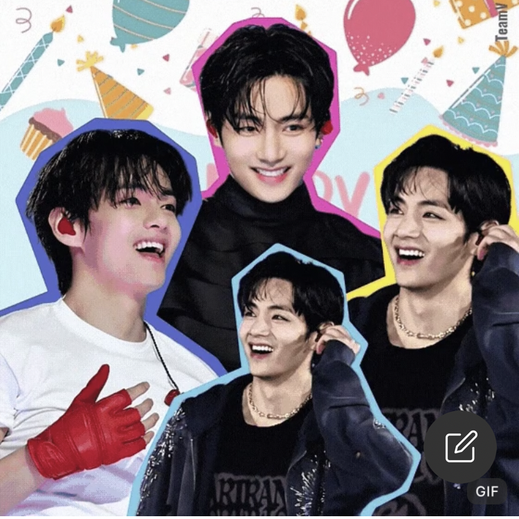 Recent activity shot of V (BTS)