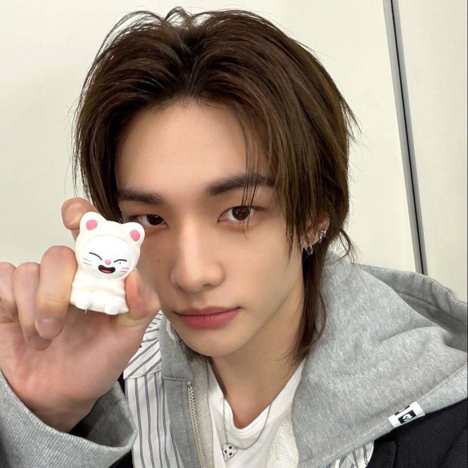 Recent activity shot of Hyunjin (Stray Kids)