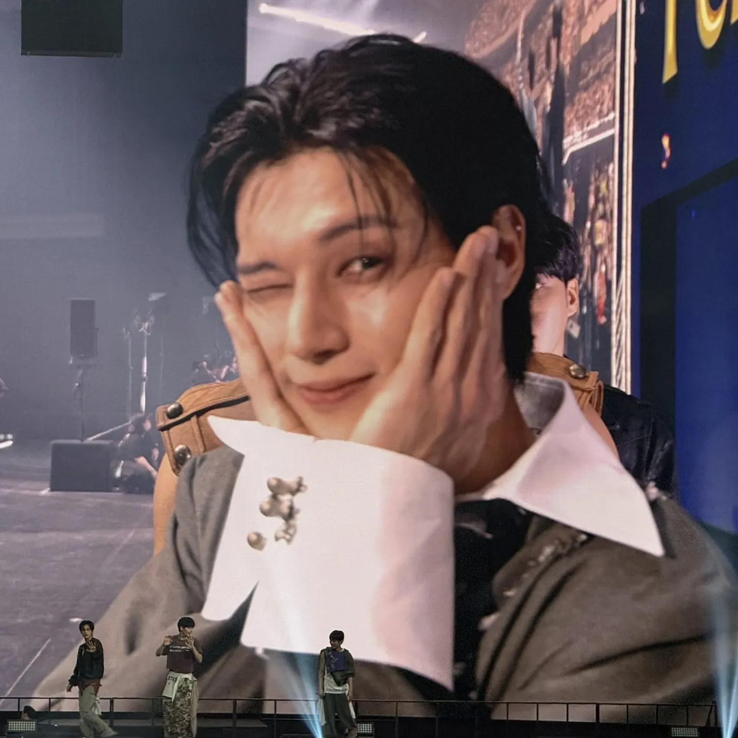 Recent activity shot of Wooyoung (ATEEZ)